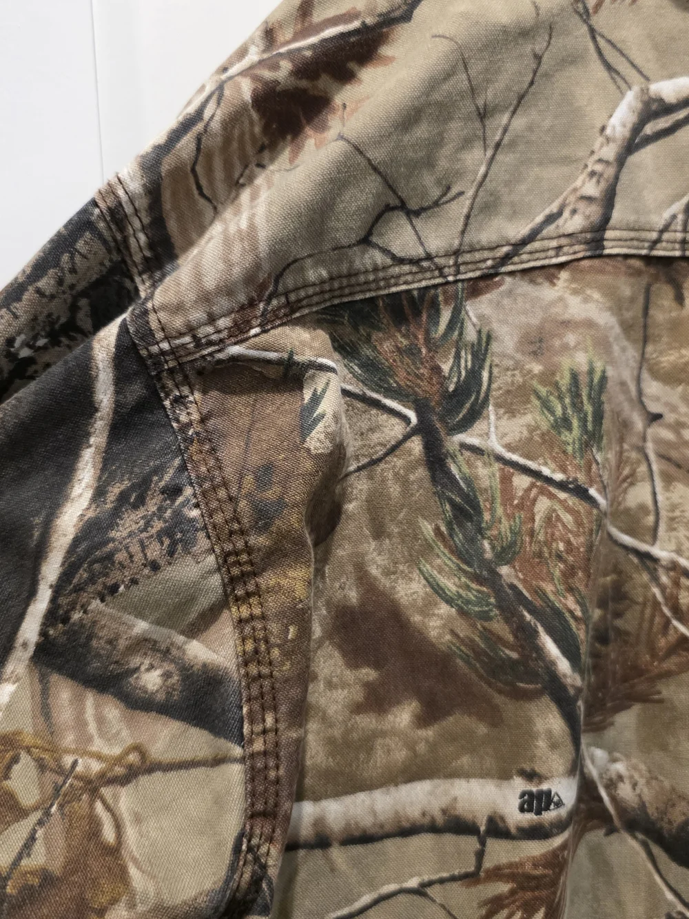Realtree AP Camo Mens Long Sleeve Button Outdoors Hunting  2XL Gorpcore